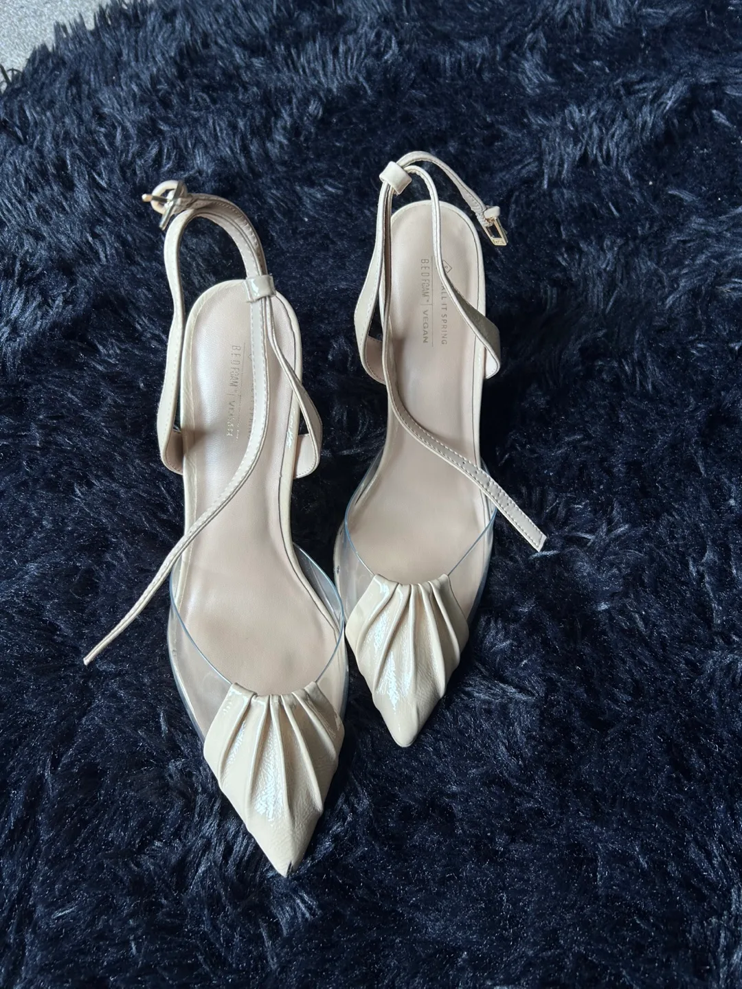 Call It Spring Beige Heels - Size 8.5 thumbnail