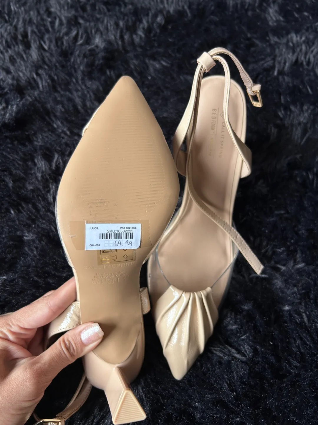 Call It Spring Beige Heels - Size 8.5 image indicator(4)