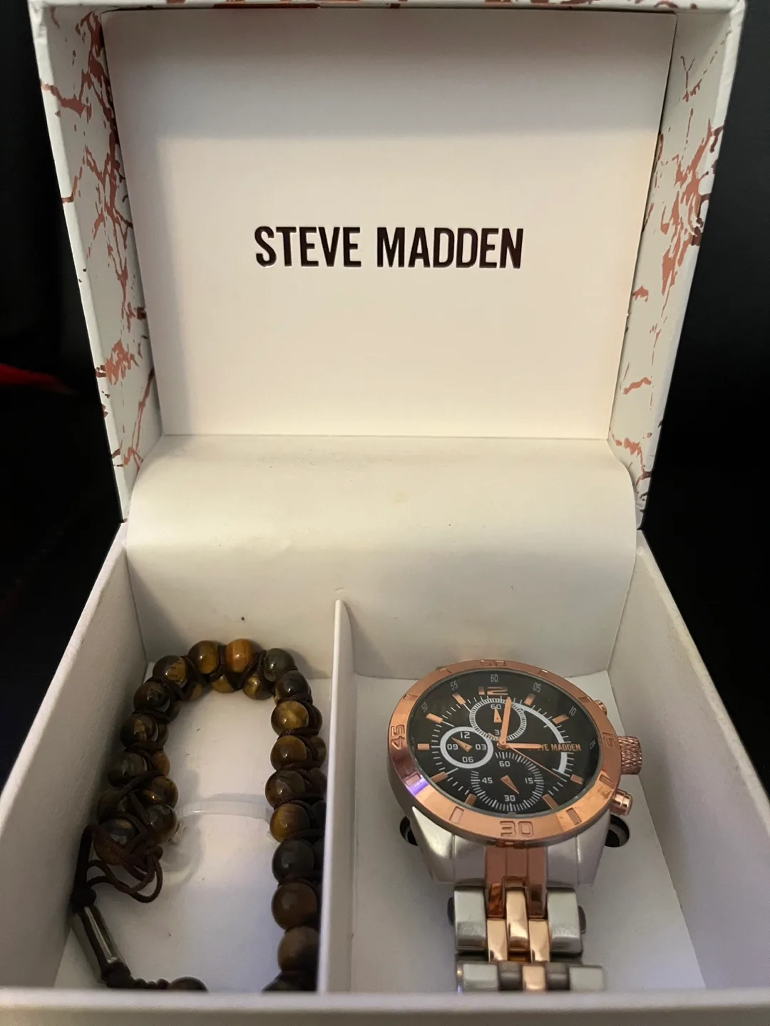 Steve Madden Men’s Watch & Bracelet Set thumbnail