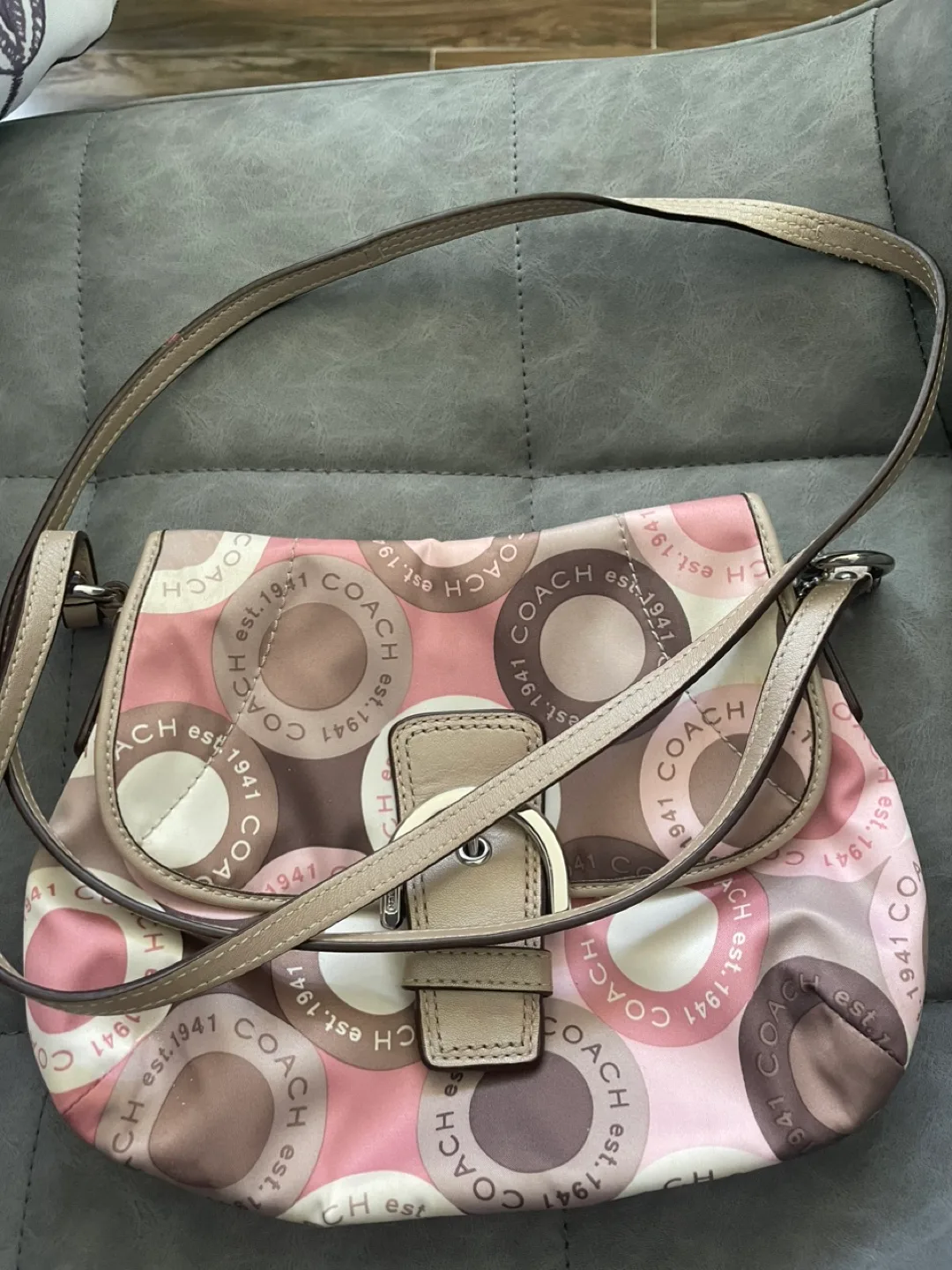 Coach Est. 1941 Pink/Brown Crossbody Bag thumbnail