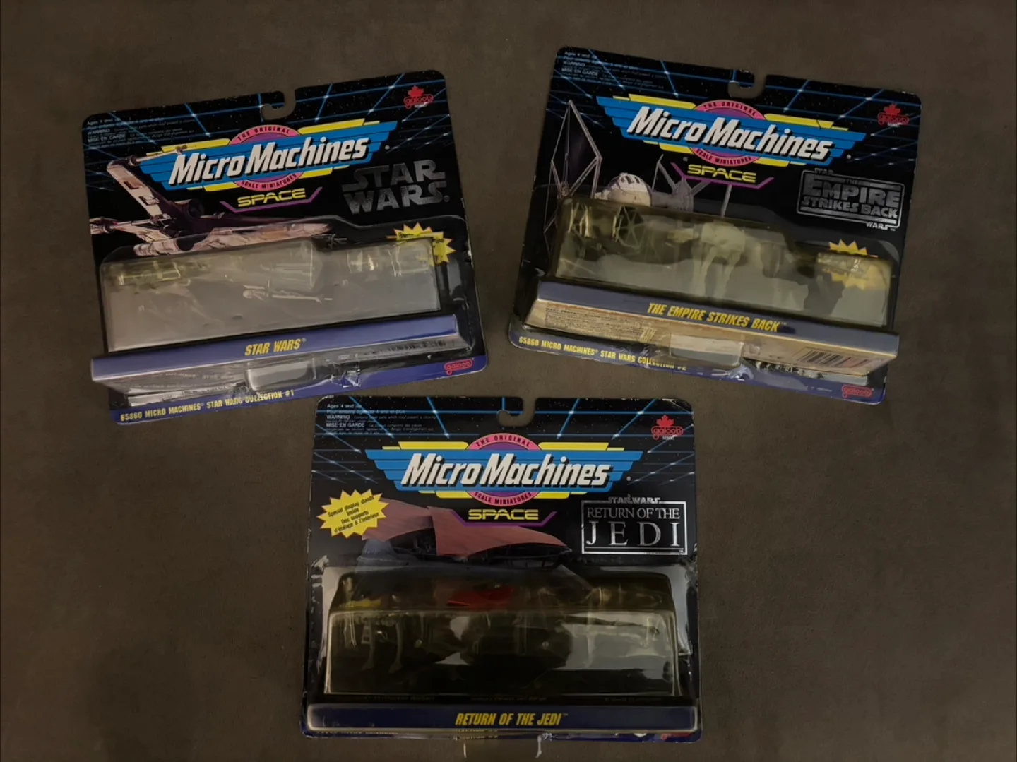Star Wars Micro Machines Set of 3 Original Trilogy thumbnail