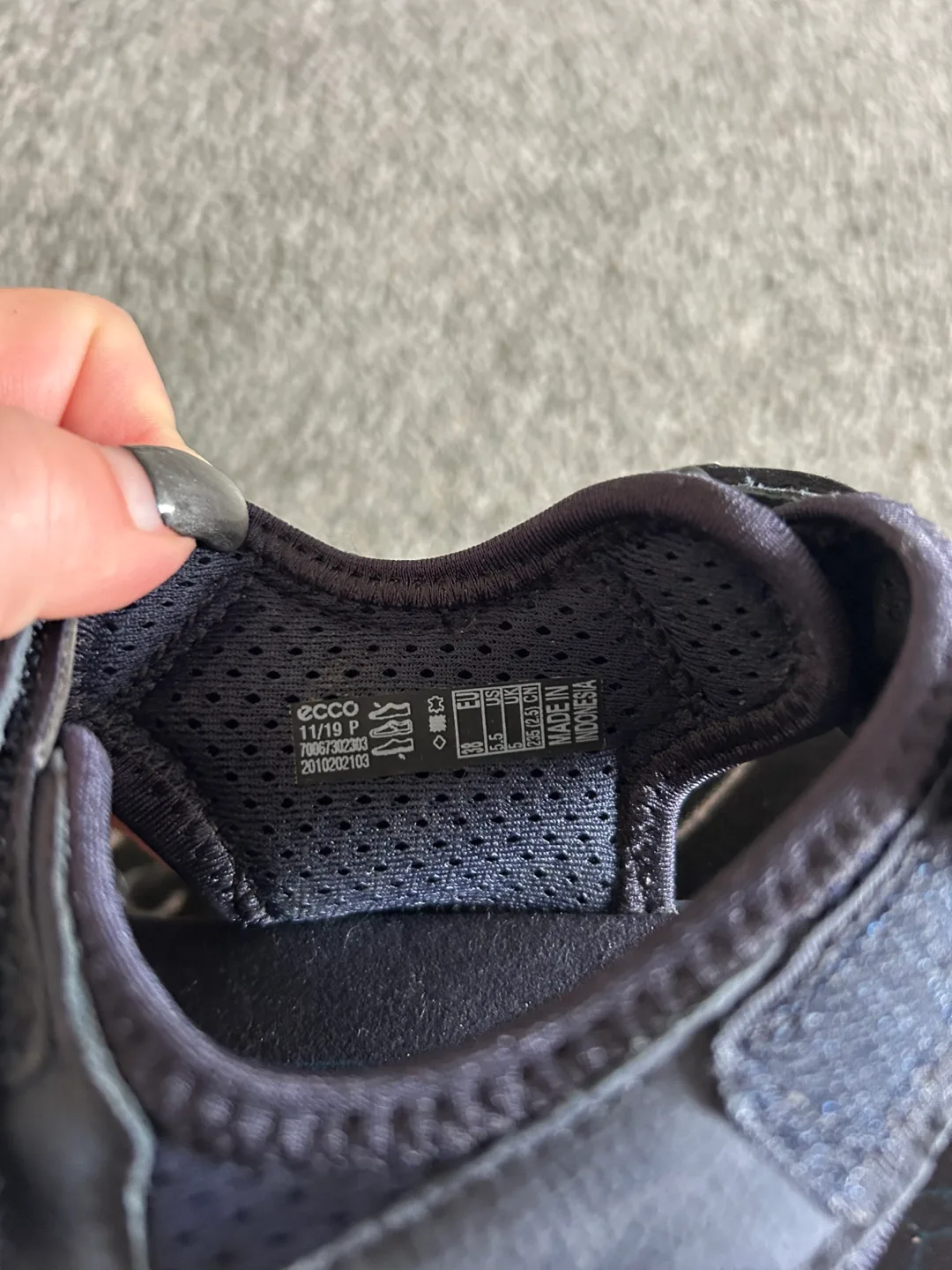 Ecco Navy Blue Sandals image indicator(4)