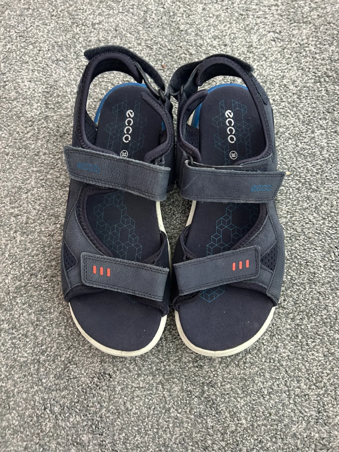 Ecco Navy Blue Sandals