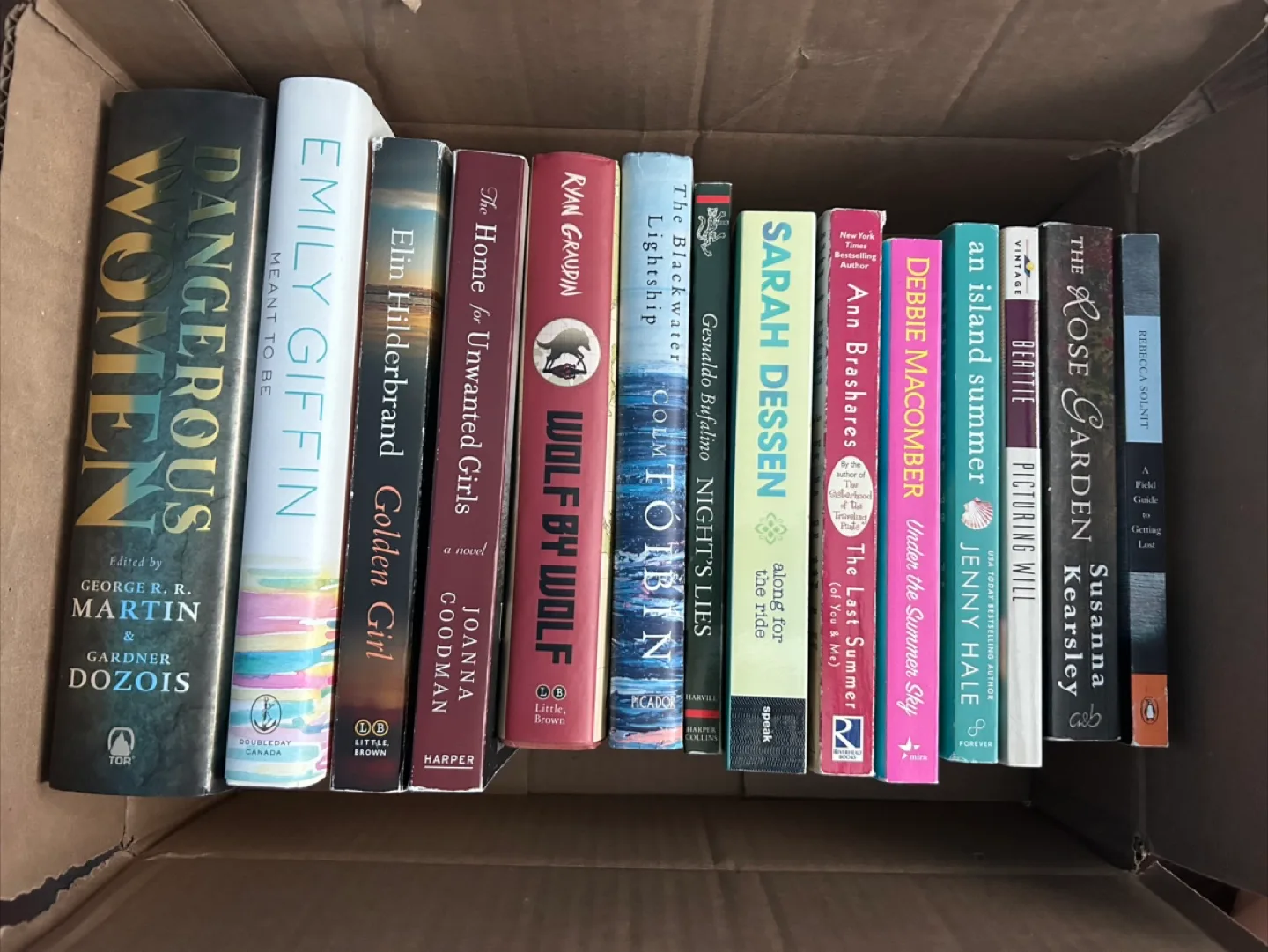 $10 for Box of 14 Mixed Lot of Novels thumbnail