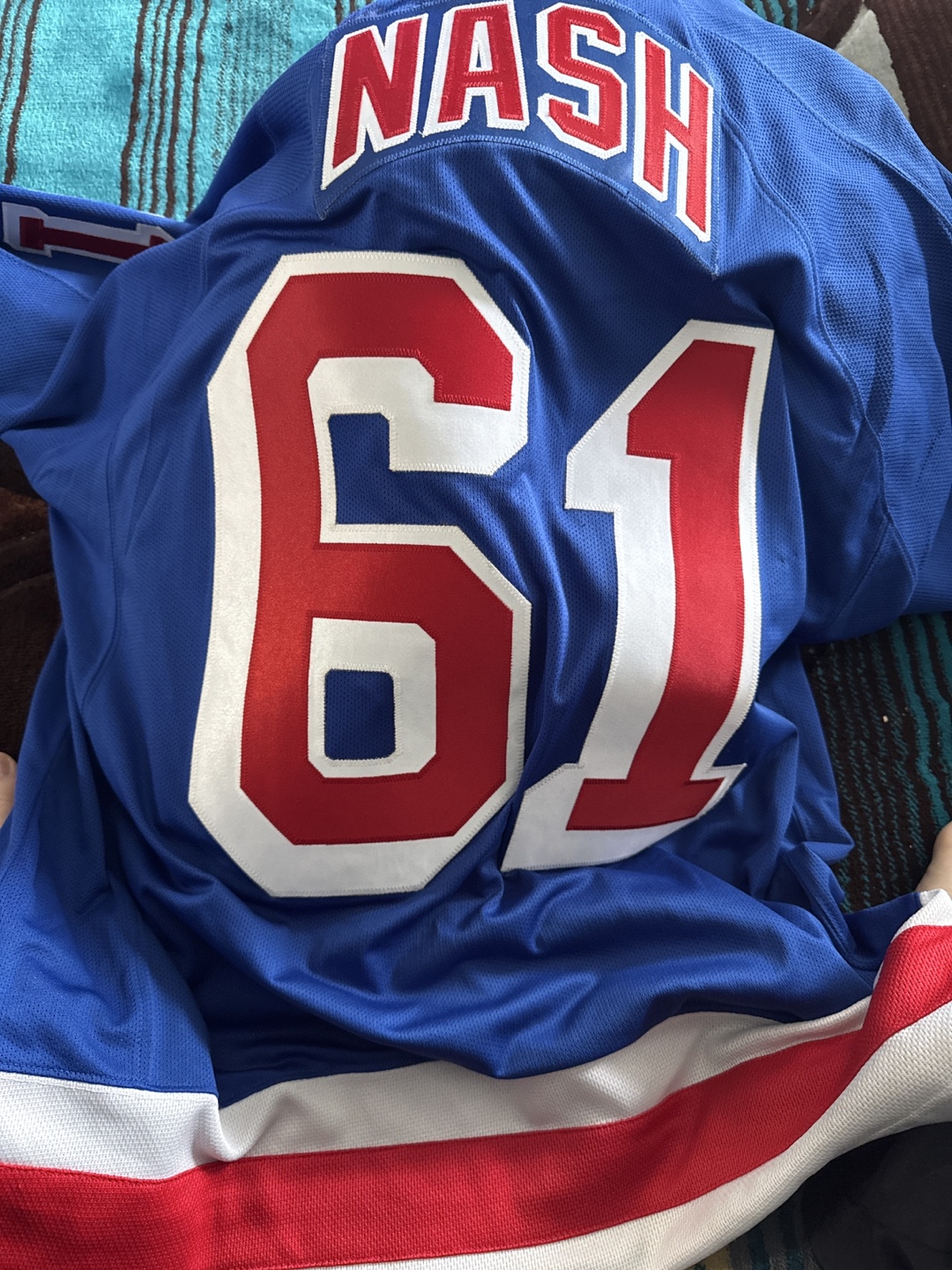 Reebok Rangers Nash #61 Jersey - Size XXL