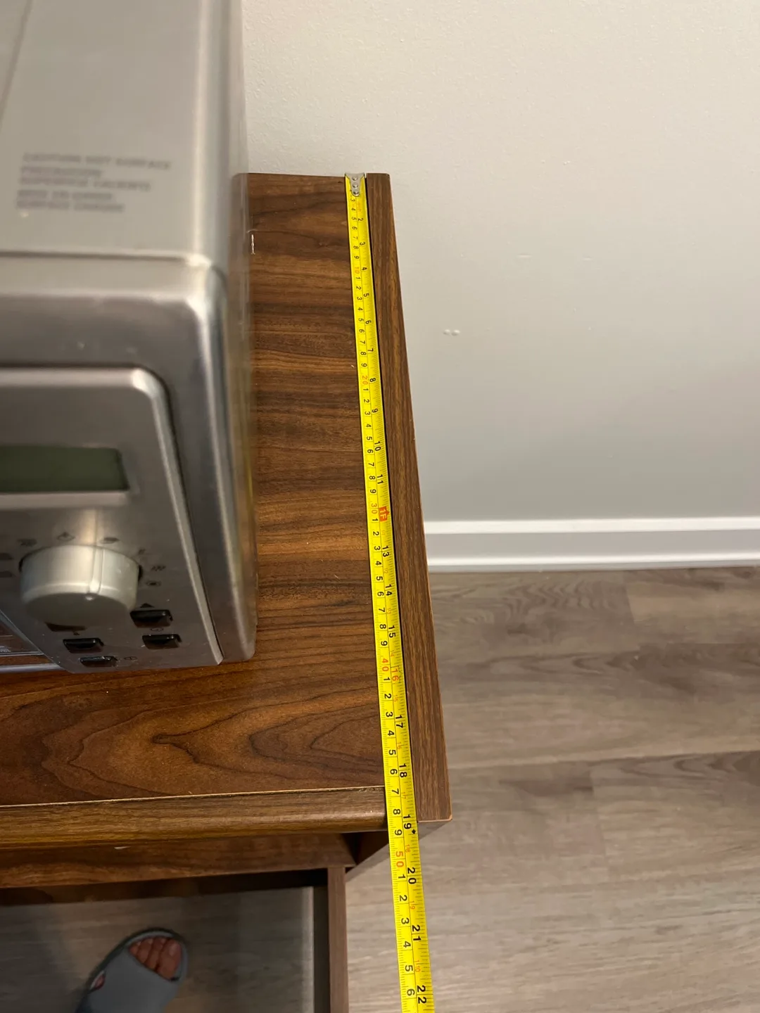 Wood Kitchen Cart with Cabinet image indicator(5)