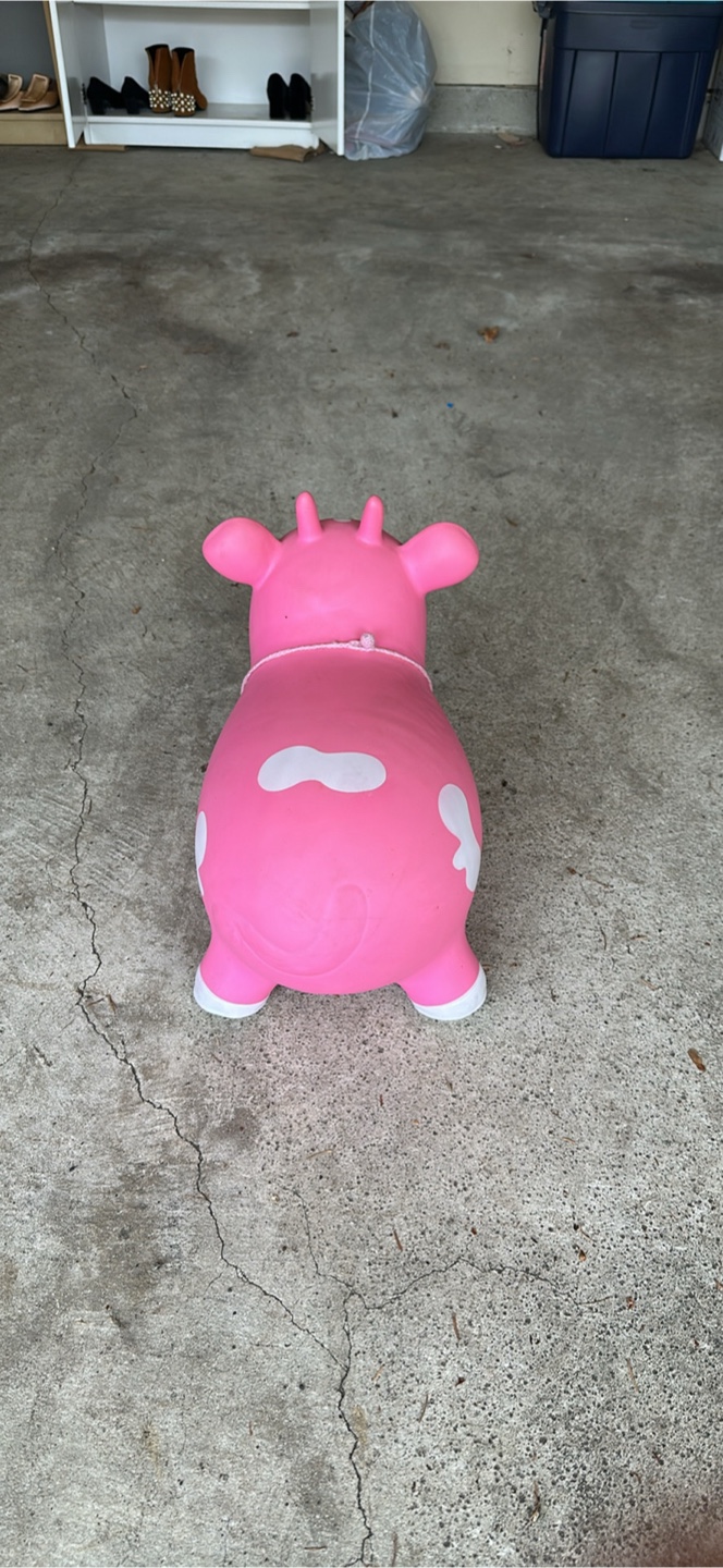 Pink Inflatable Cow Hopper Toy - photo 4