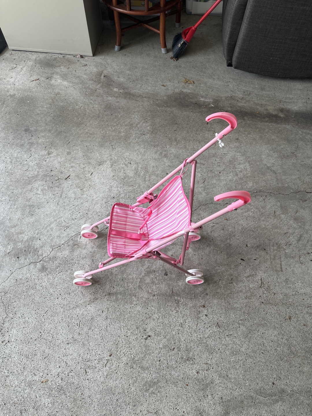 Pink Toy Stroller