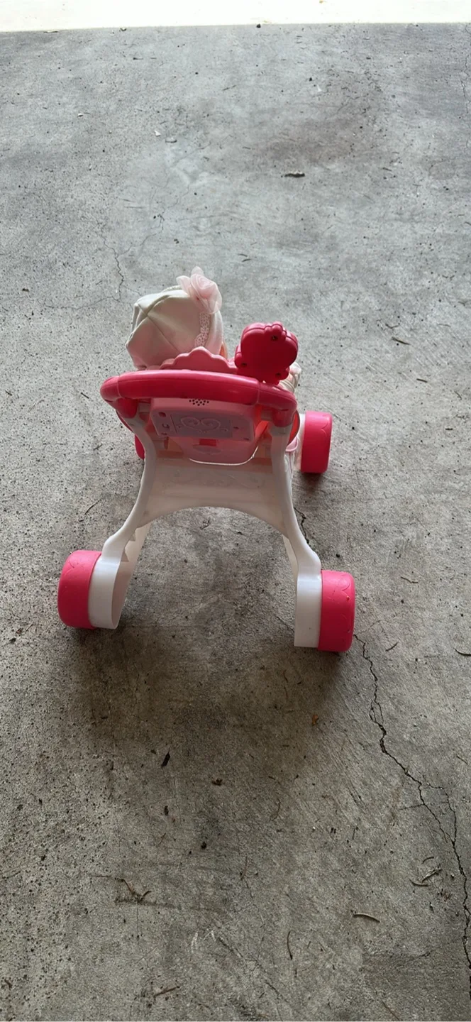 Pink Baby Doll and Stroller Toy image indicator(3)