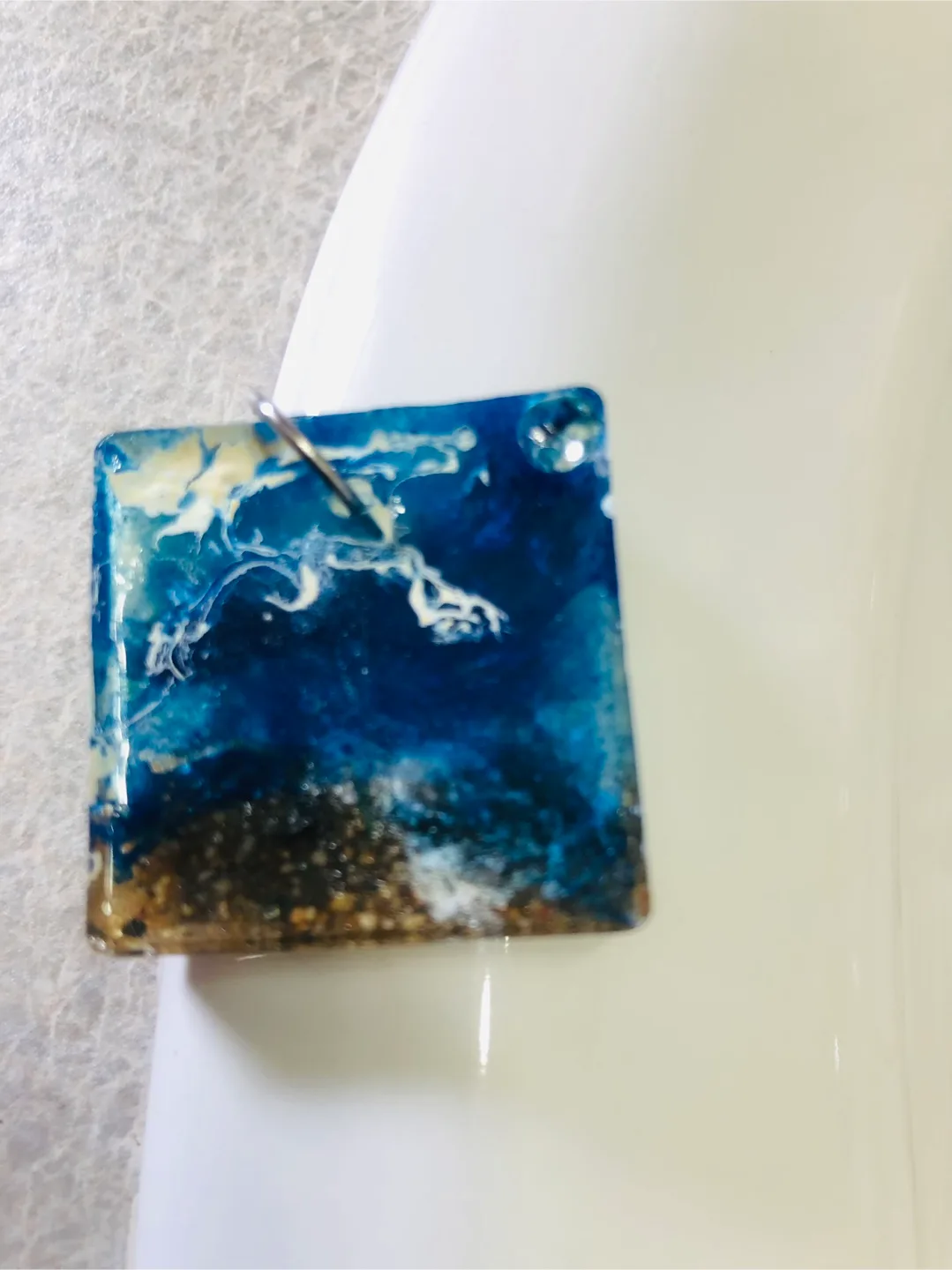 🇨🇦FREE Beach Resin Beach Pendant for Necklace or Charm thumbnail
