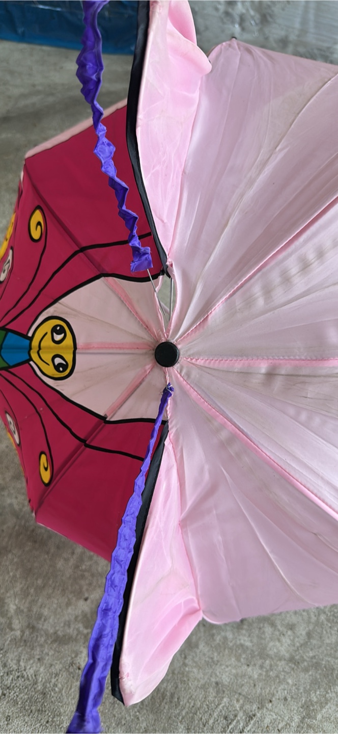 Pink Butterfly Kids Umbrella - photo 5