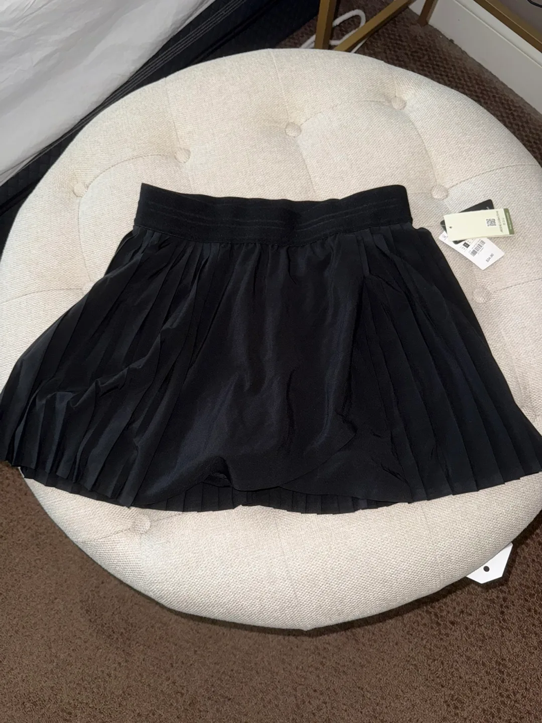New Ardene Black Pleated Skort - Size S thumbnail