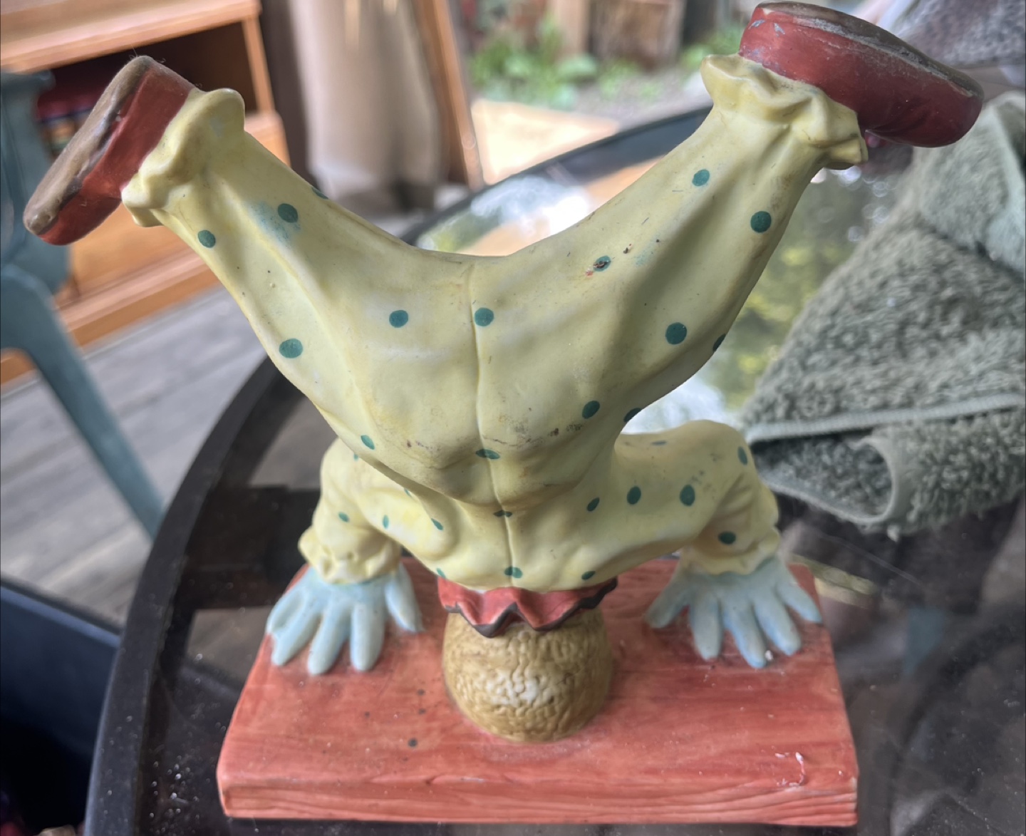 Vintage Clown Headstand Figurine - photo 2