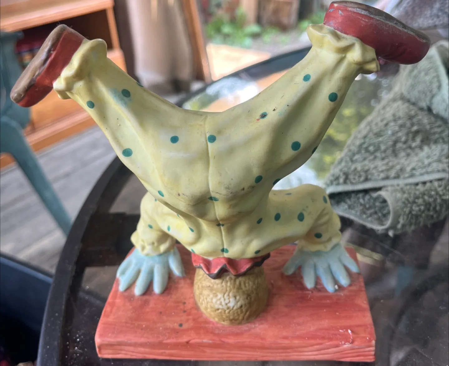 Vintage Clown Headstand Figurine image indicator(2)