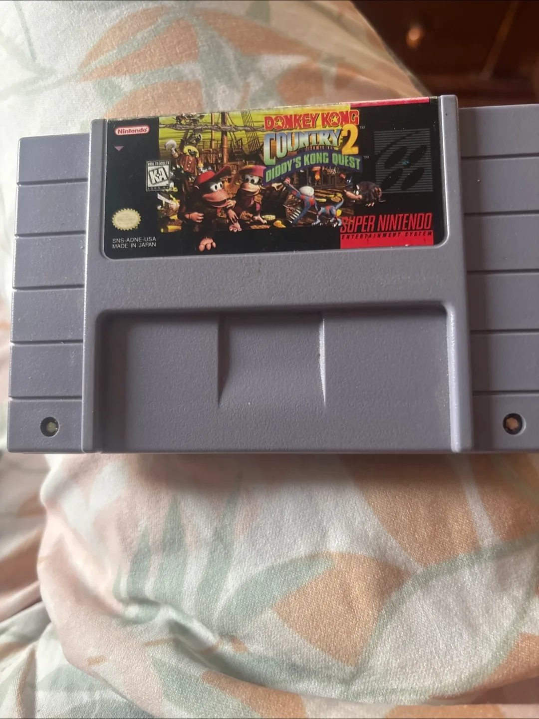 Donkey Kong Country 2 Super Nintendo Game thumbnail