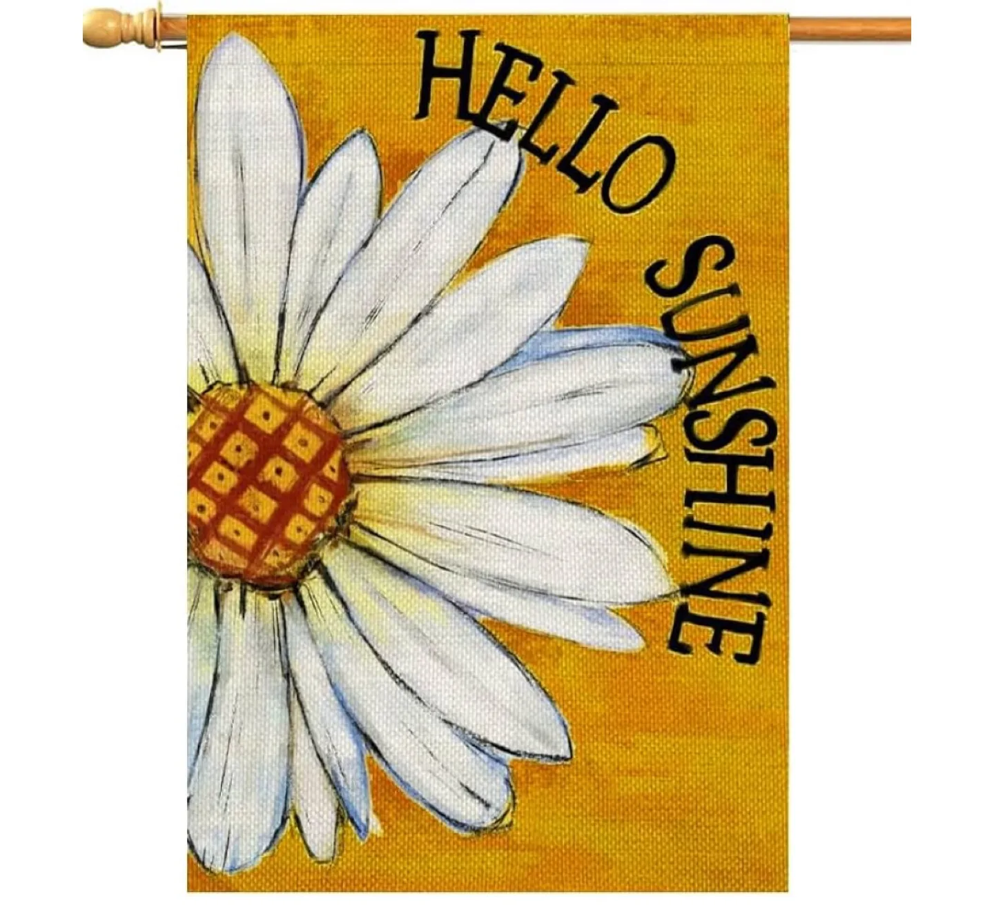 HOLIHIFI Spring Summer Daisy Garden Flag 28x40 thumbnail