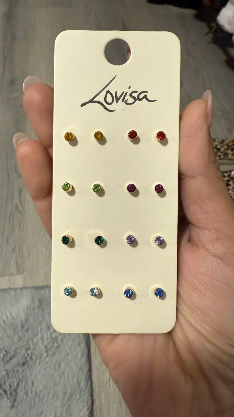 Lovisa Stud Earring Set - 8 Pairs thumbnail