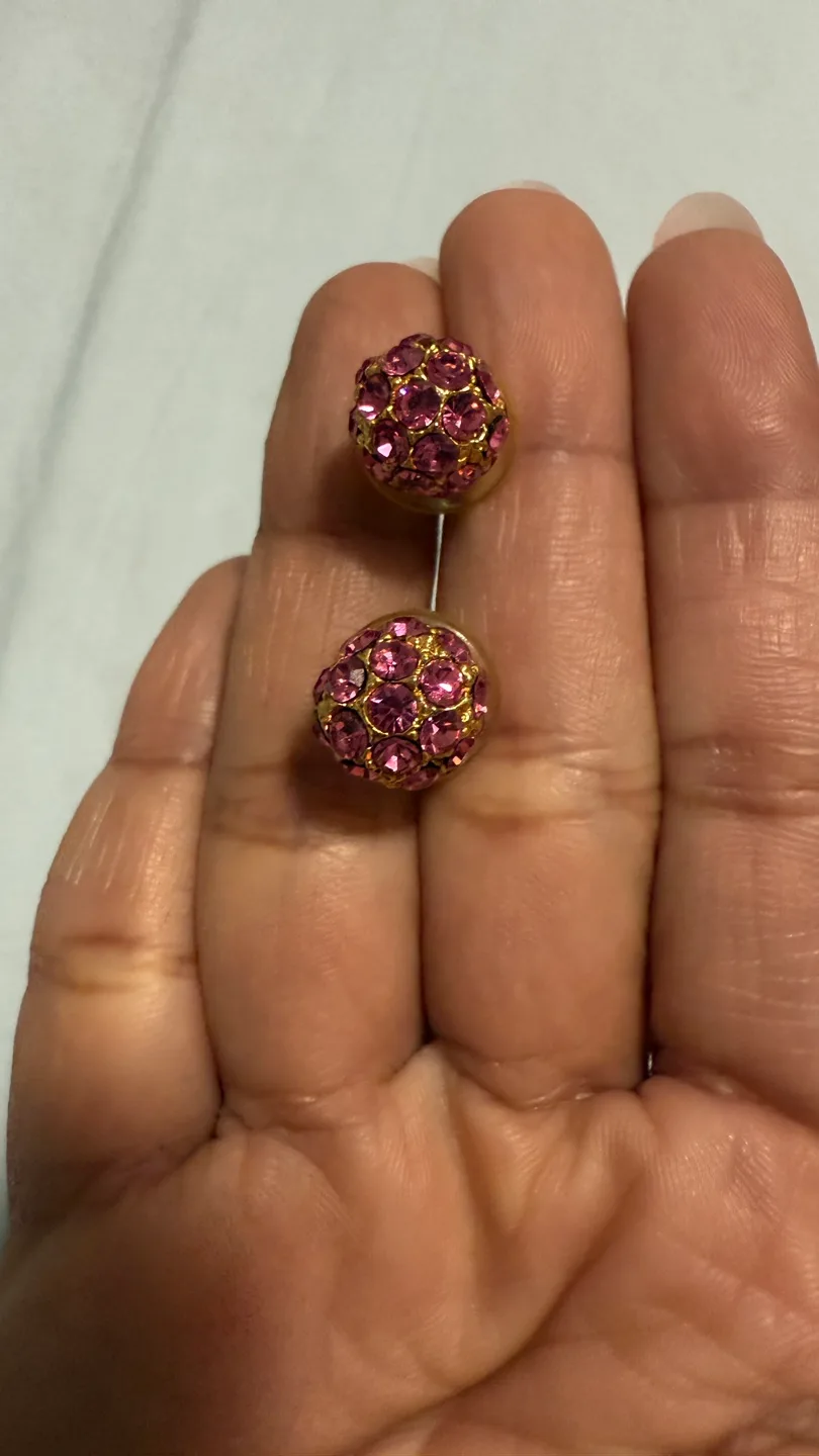Pink Stud Earrings image indicator(3)