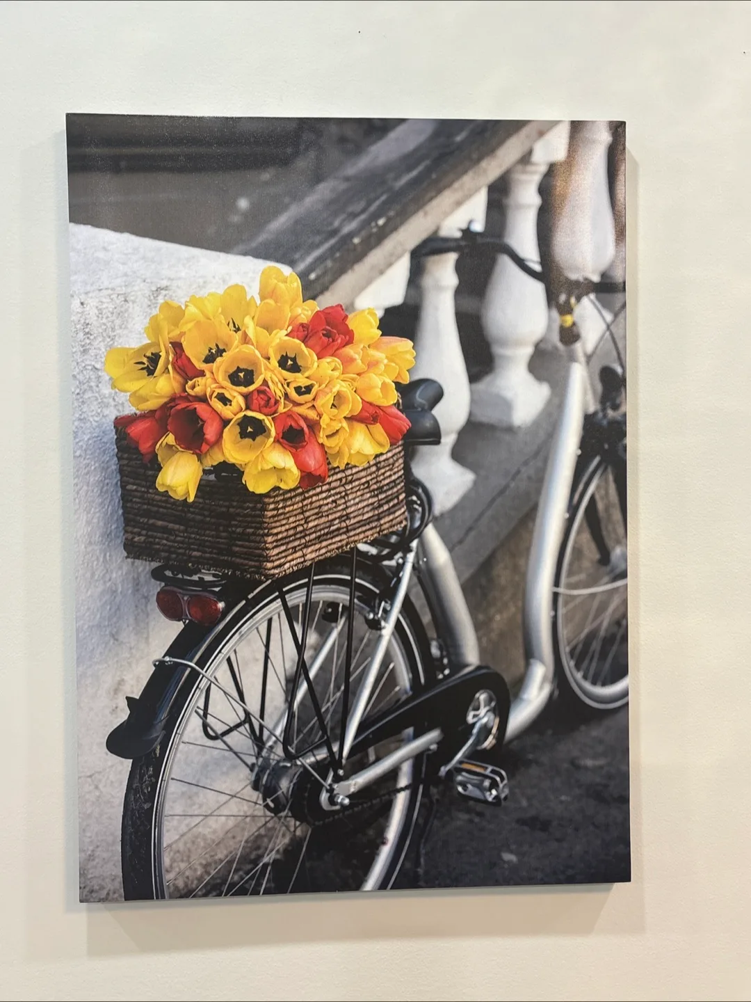 Bike with Flowers Canvas Wall Art image indicator(2)