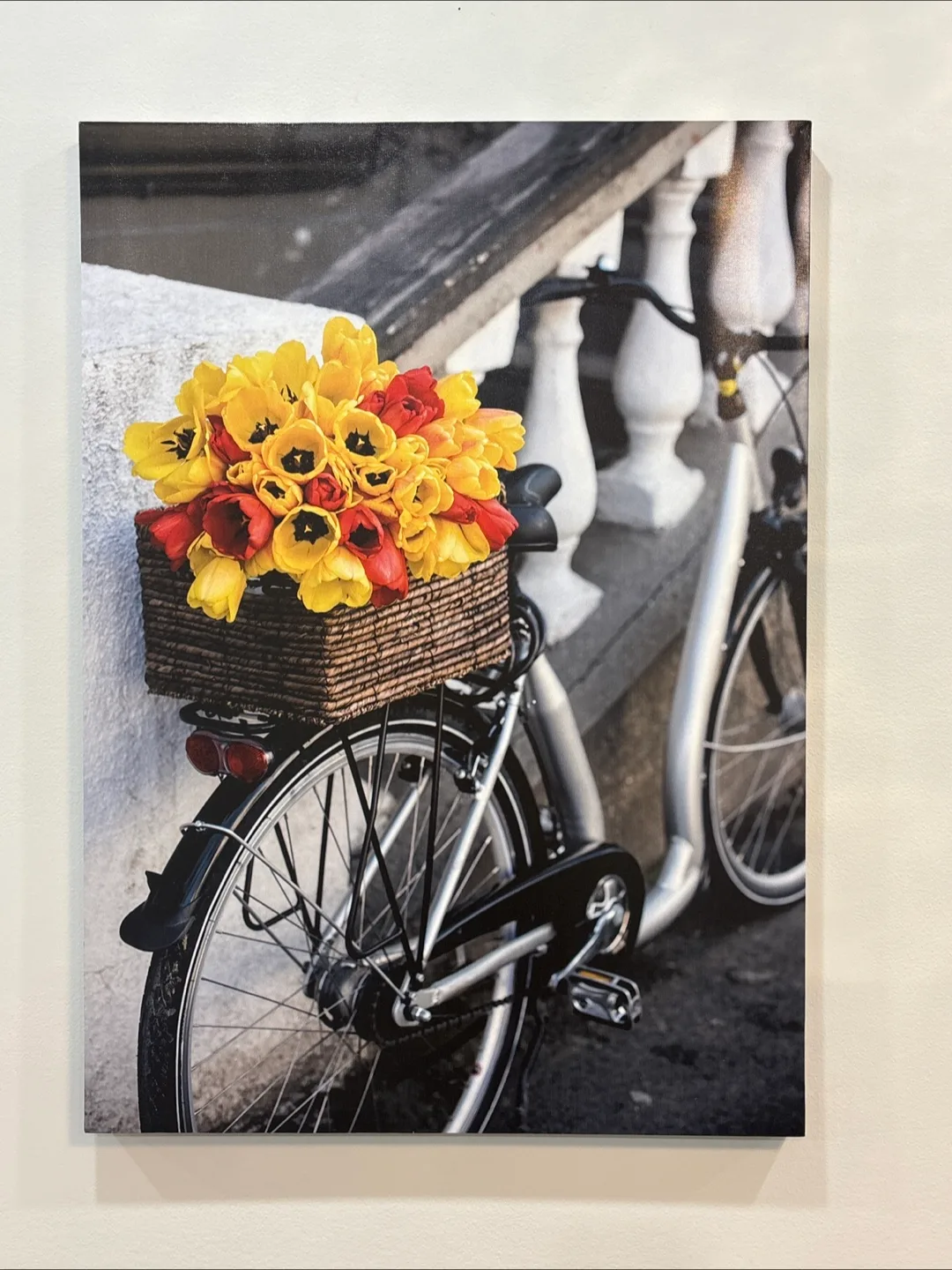 Bike with Flowers Canvas Wall Art image indicator(3)