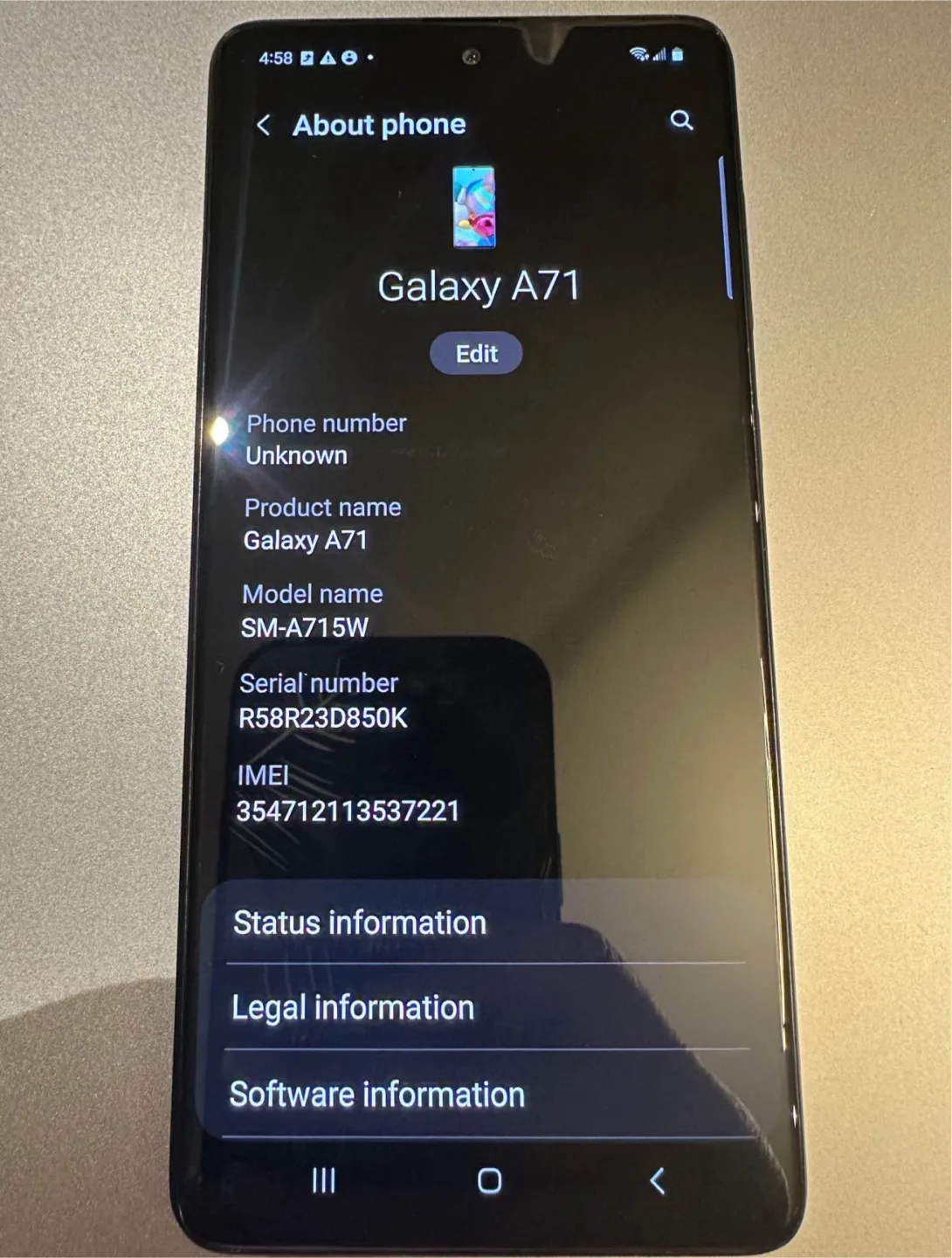 Samsung Glaxy A71 128GB 6GB - New image indicator(4)