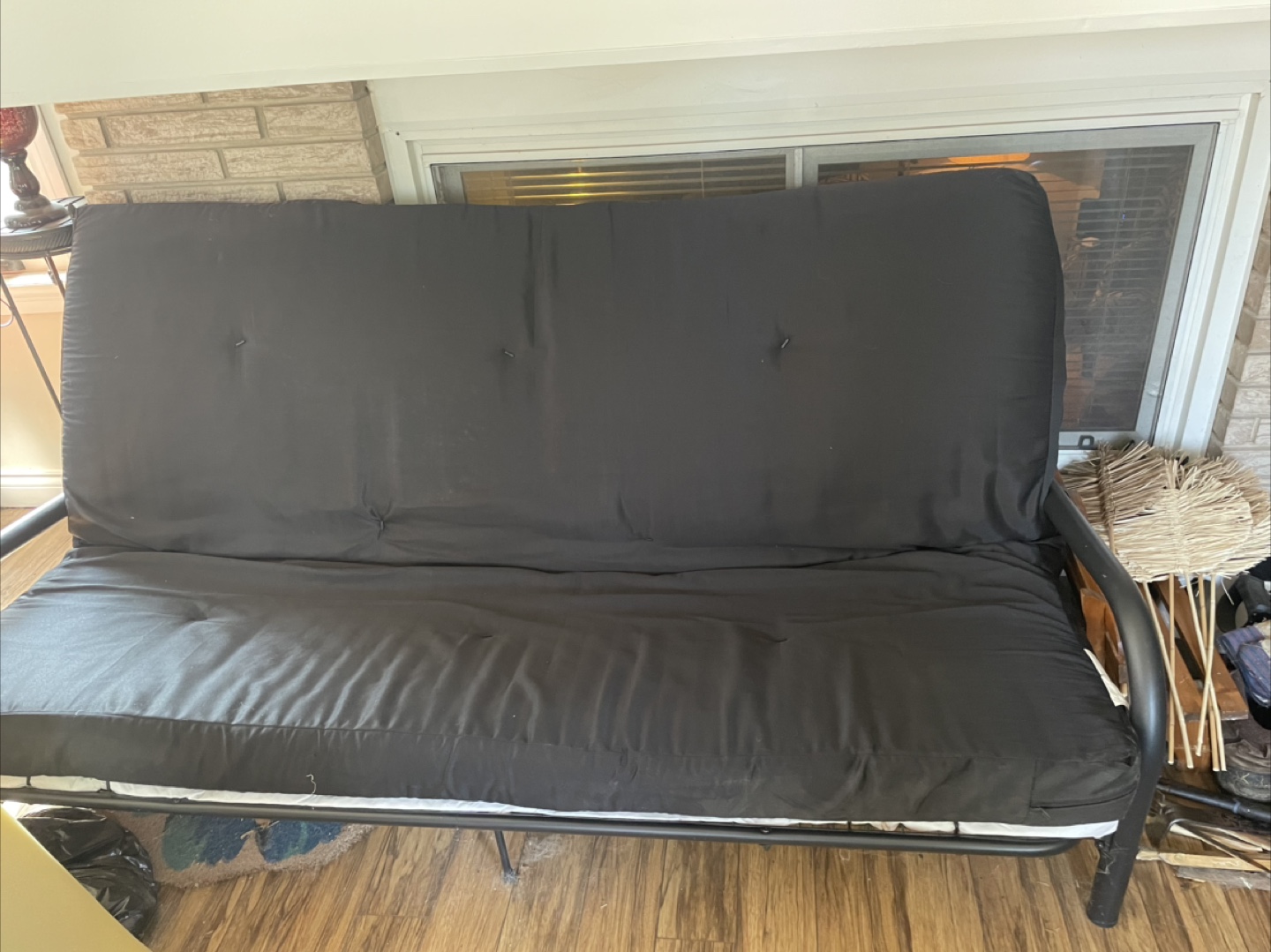 Black Futon Frame & Mattress - photo 2