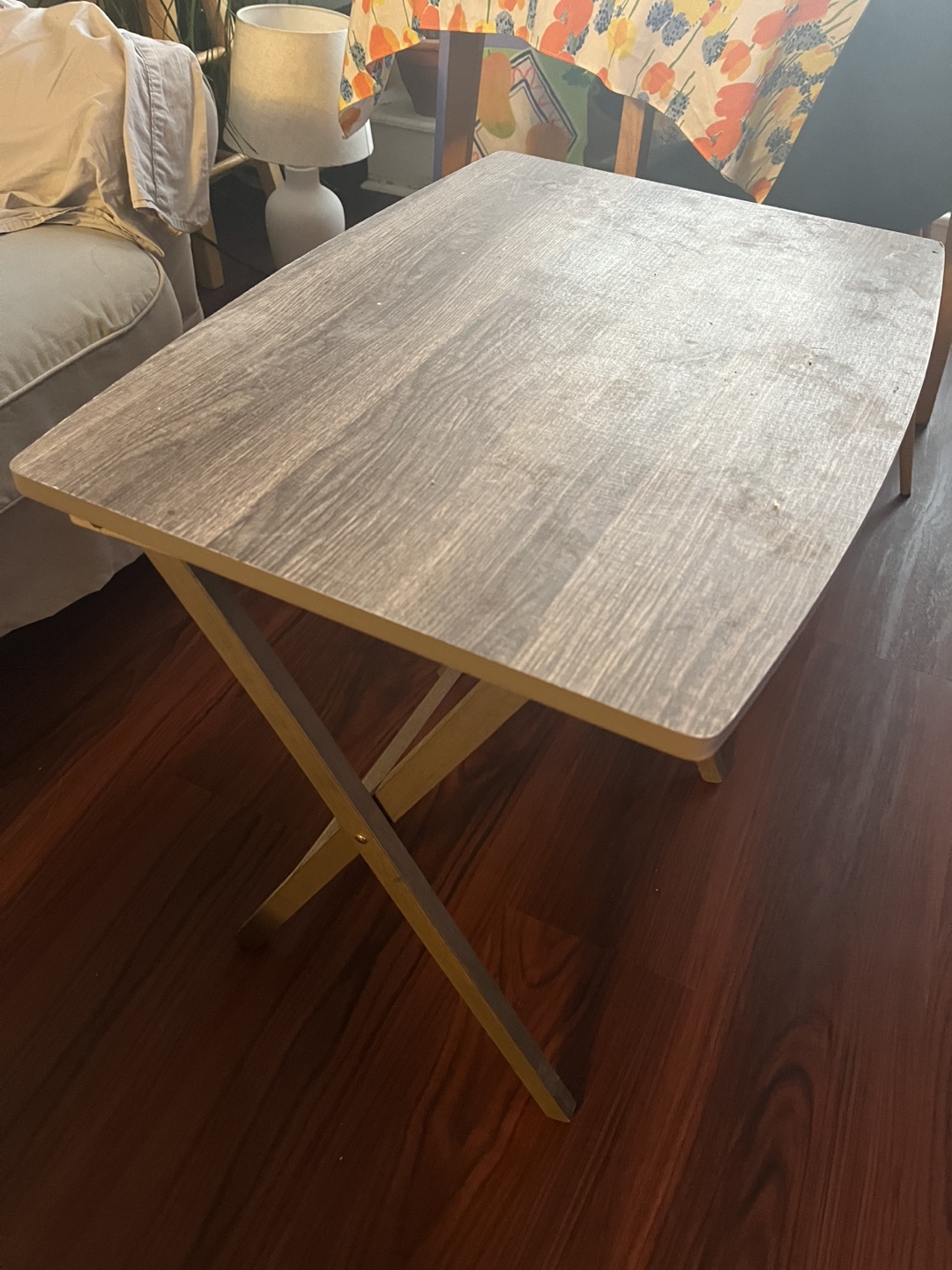 Folding Table - Grey Wood Grain