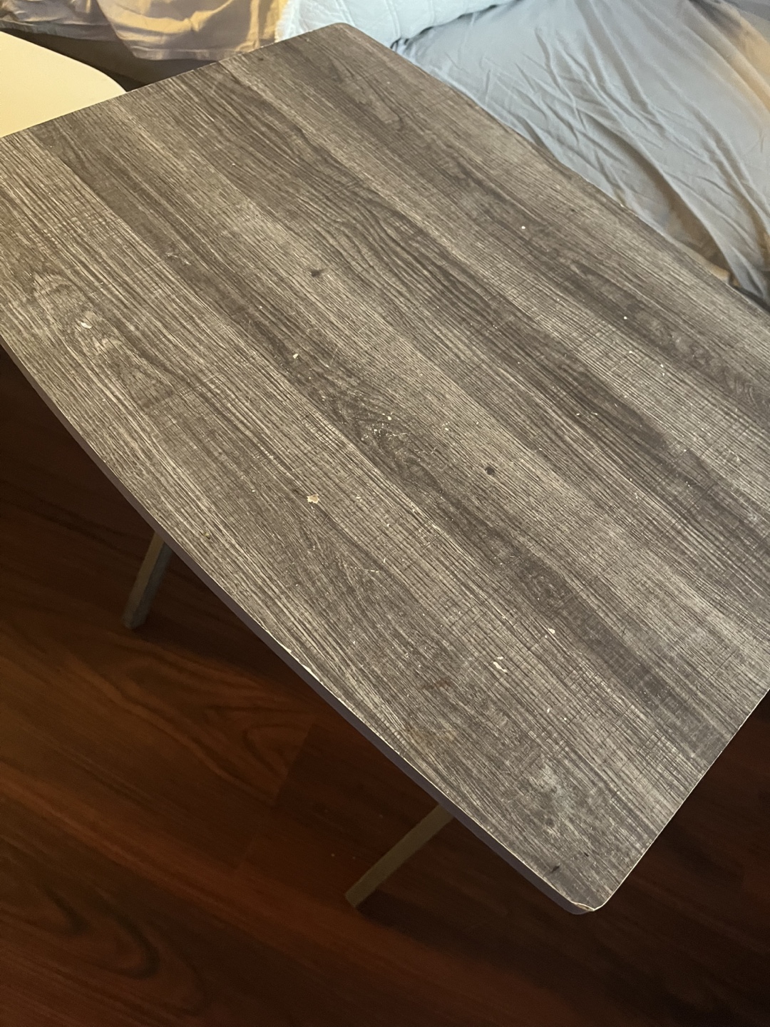 Folding Table - Grey Wood Grain - photo 2