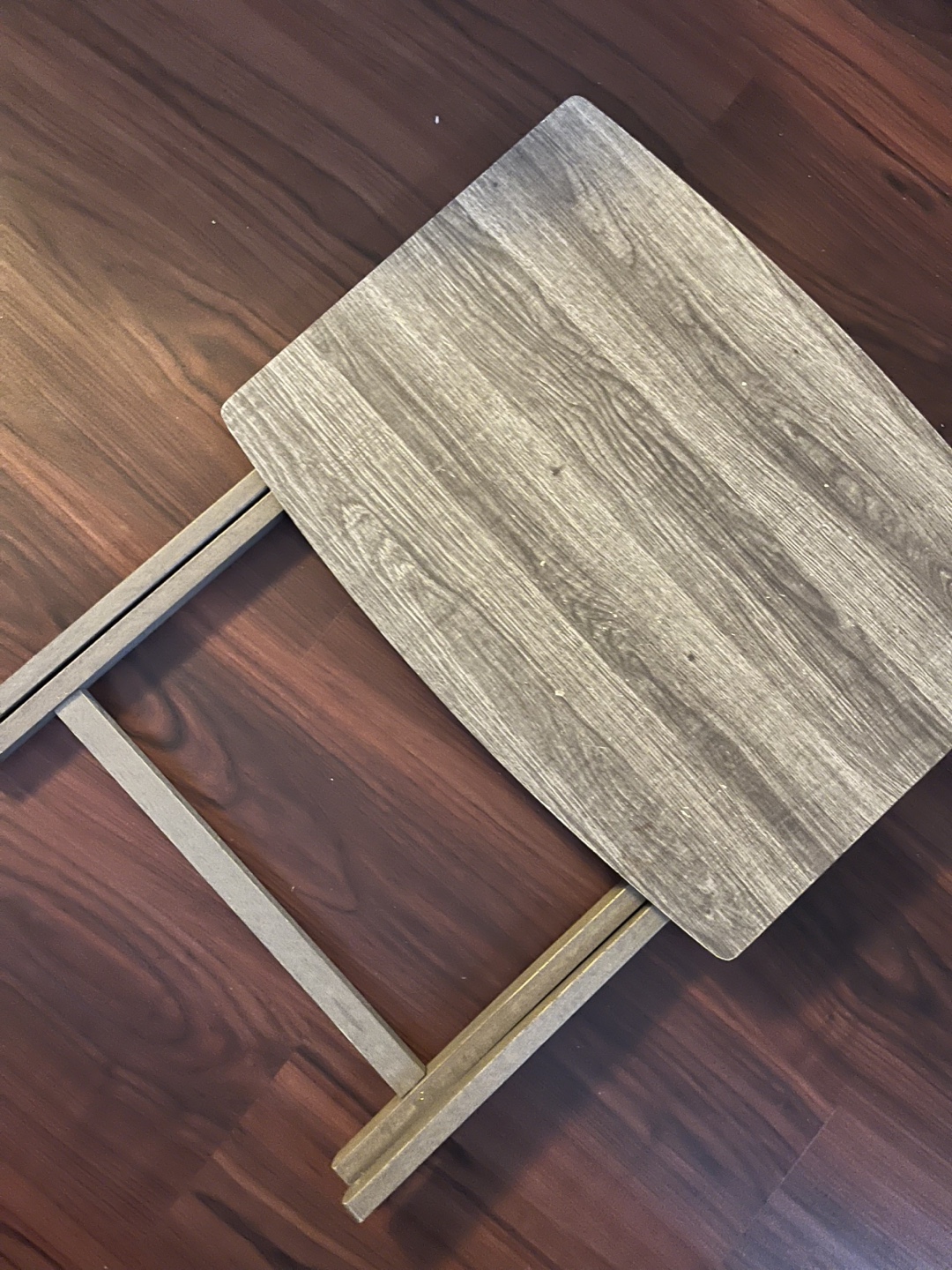 Folding Table - Grey Wood Grain - photo 3
