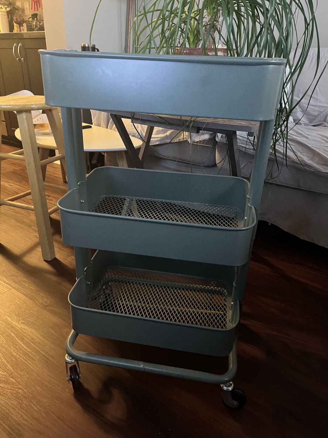 IKEA Rolling Cart - Light Blue - photo 3