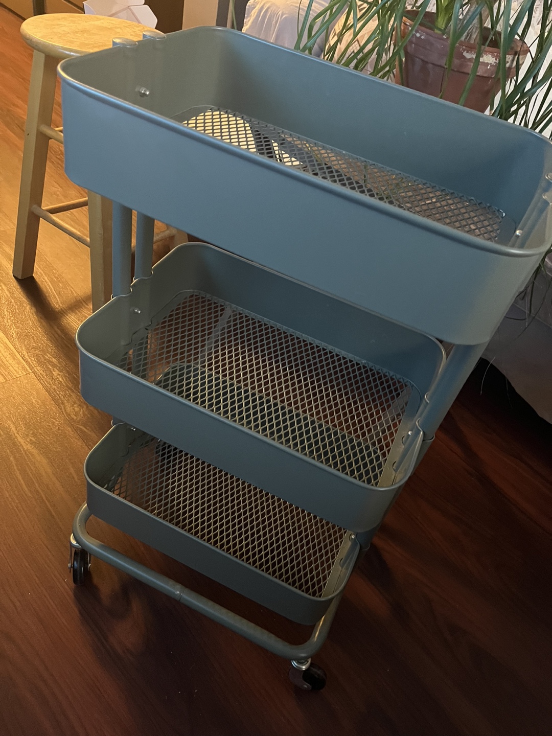 IKEA Rolling Cart - Light Blue
