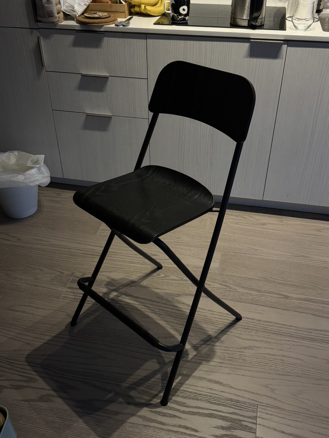 Black Folding High Chair