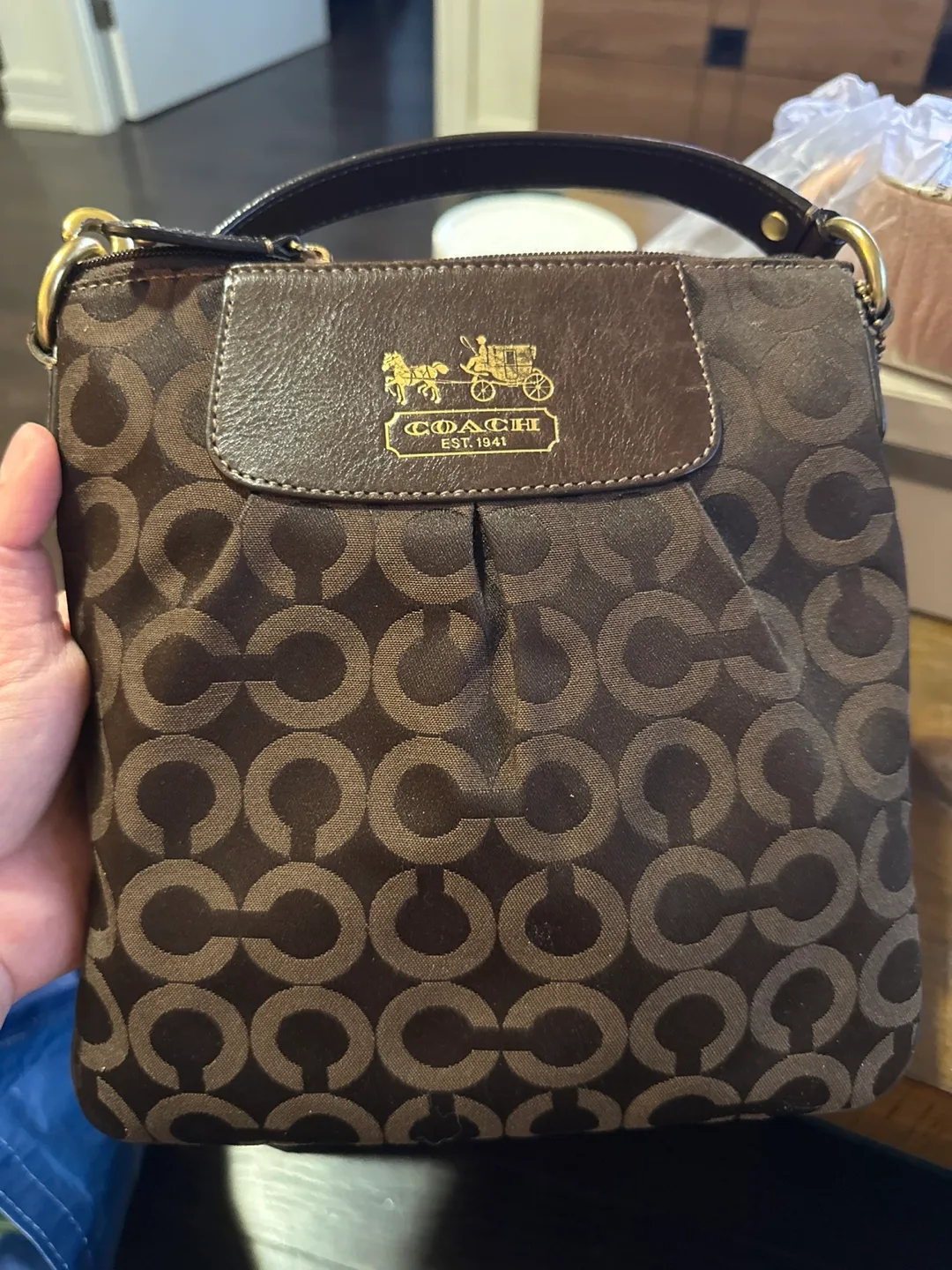 Coach Brown Shoulder Bag thumbnail