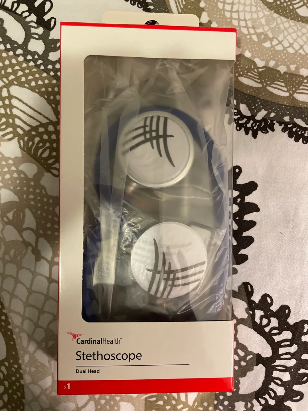 Cardinal Health Dual Head Stethoscope - New in Box! thumbnail