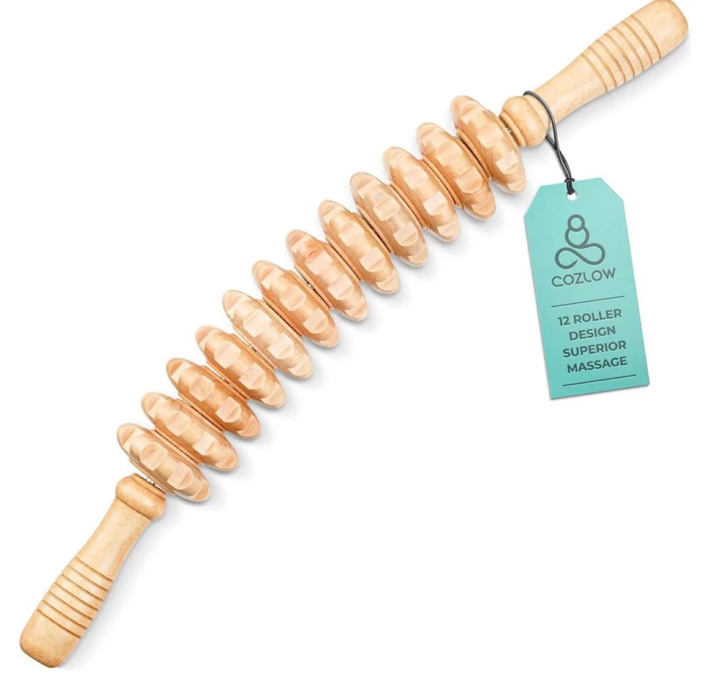 Cozlow Wood Massage Roller thumbnail
