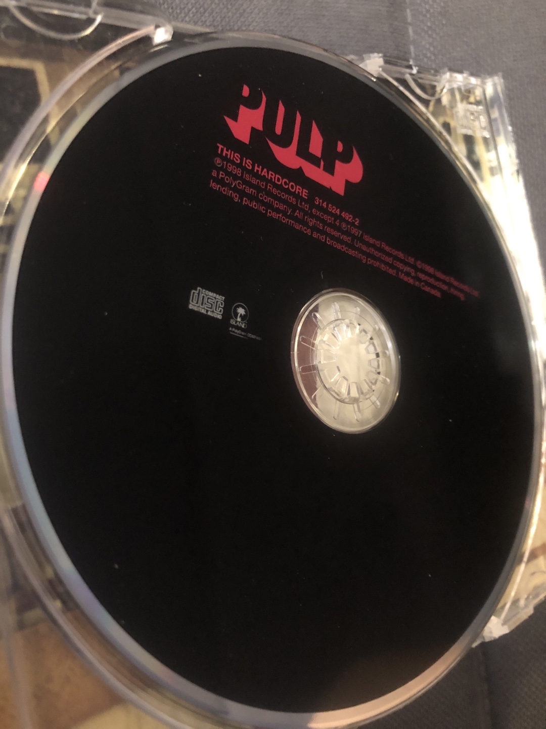 Pulp - This Is Hardcore CD Album - photo 2