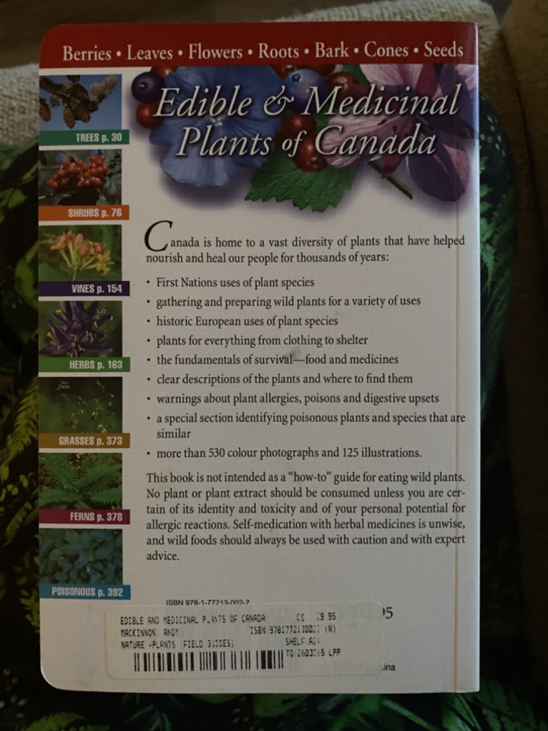 Edible & Medicinal Plants of Canada Book - photo 2