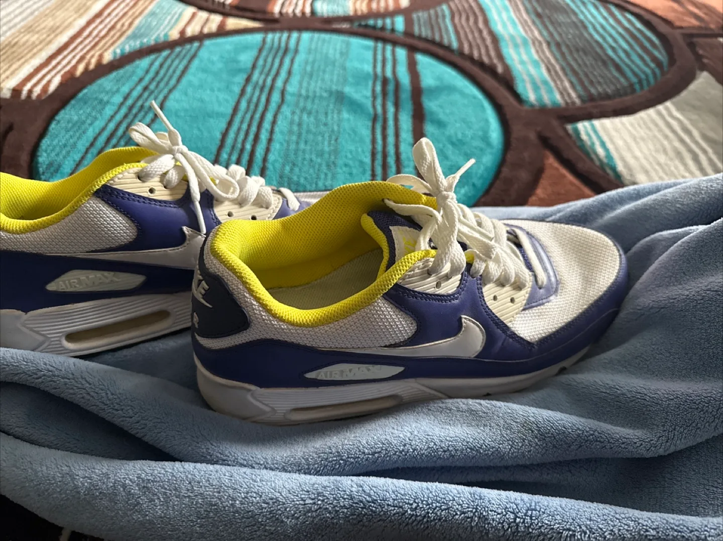 Nike Air Max 90 - Blue, White, Yellow thumbnail