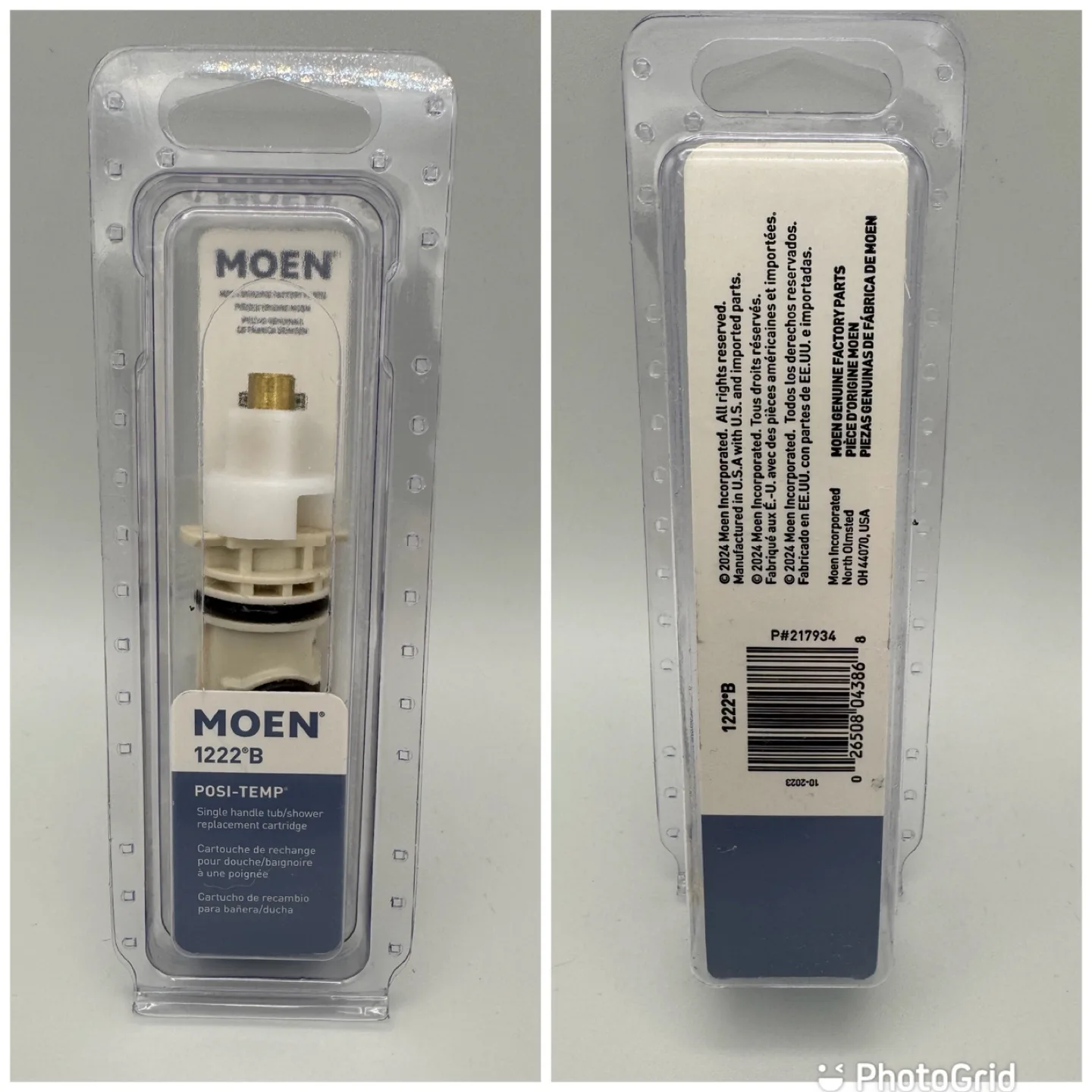 MOEN M1222/1222B One-Handle Faucet Cartridge for Tub Shower thumbnail