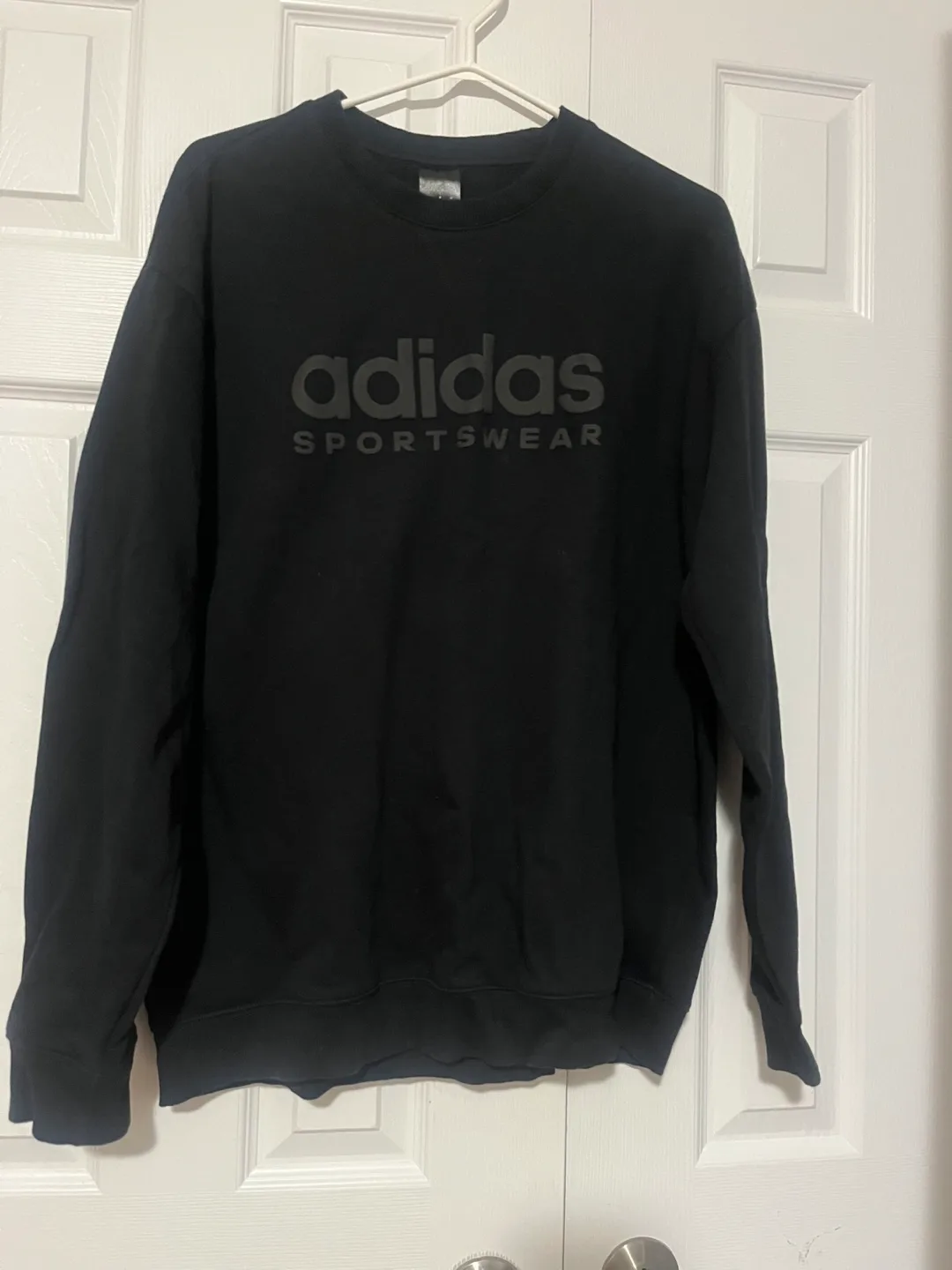 Adidas Black Sweater size medium men thumbnail