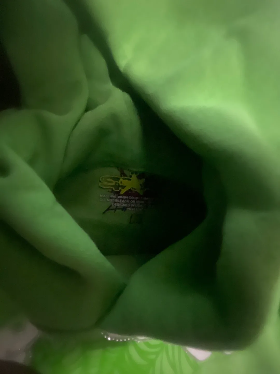 Green Sp5der hoodie image indicator(2)