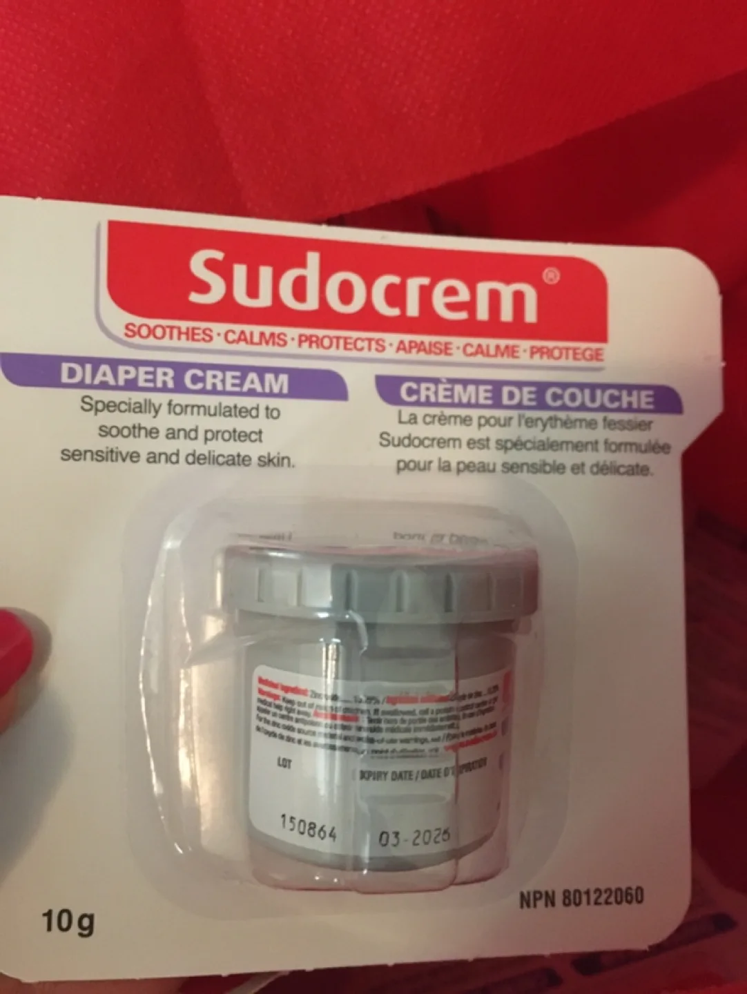 New Sudocrem Diaper Cream 10g thumbnail