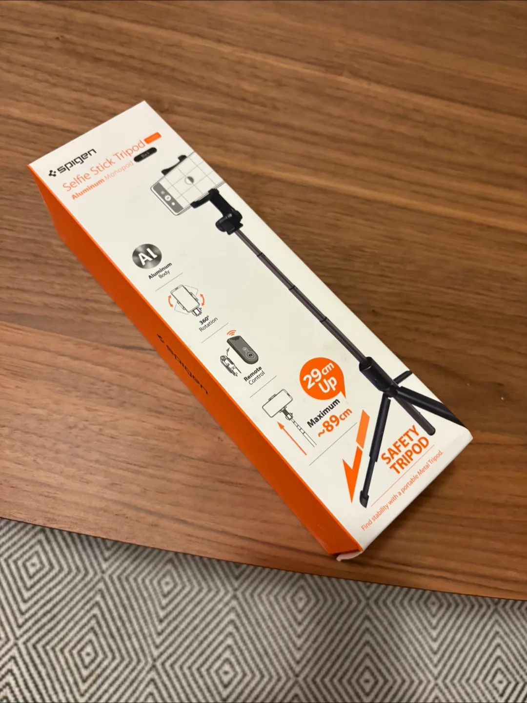 Spigen Selfie Stick Tripod Aluminum Monopod - New thumbnail