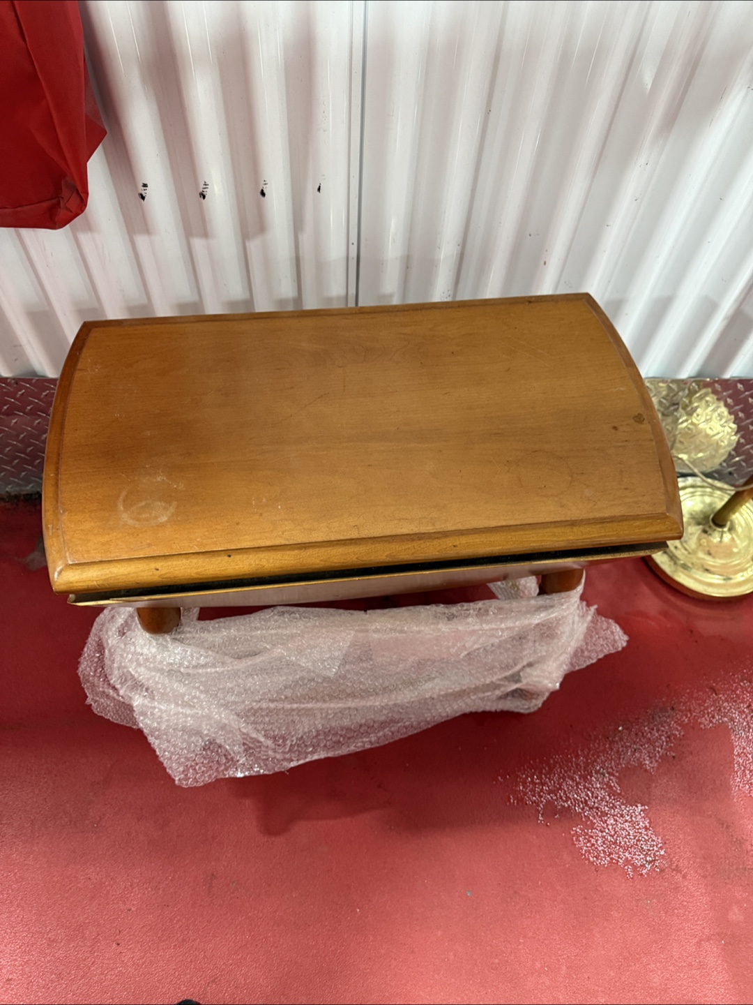 Vintage Wooden Side Table - photo 2