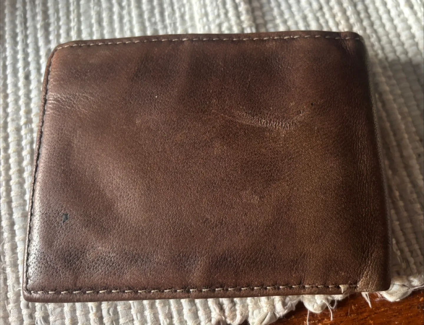 True Religion Brown Leather Wallet image indicator(5)