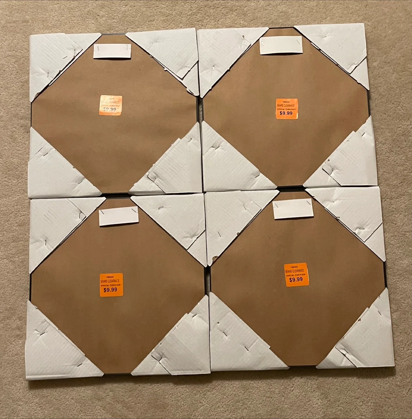 Set of 4 Wall Decor Mirrors - Brand New image indicator(7)