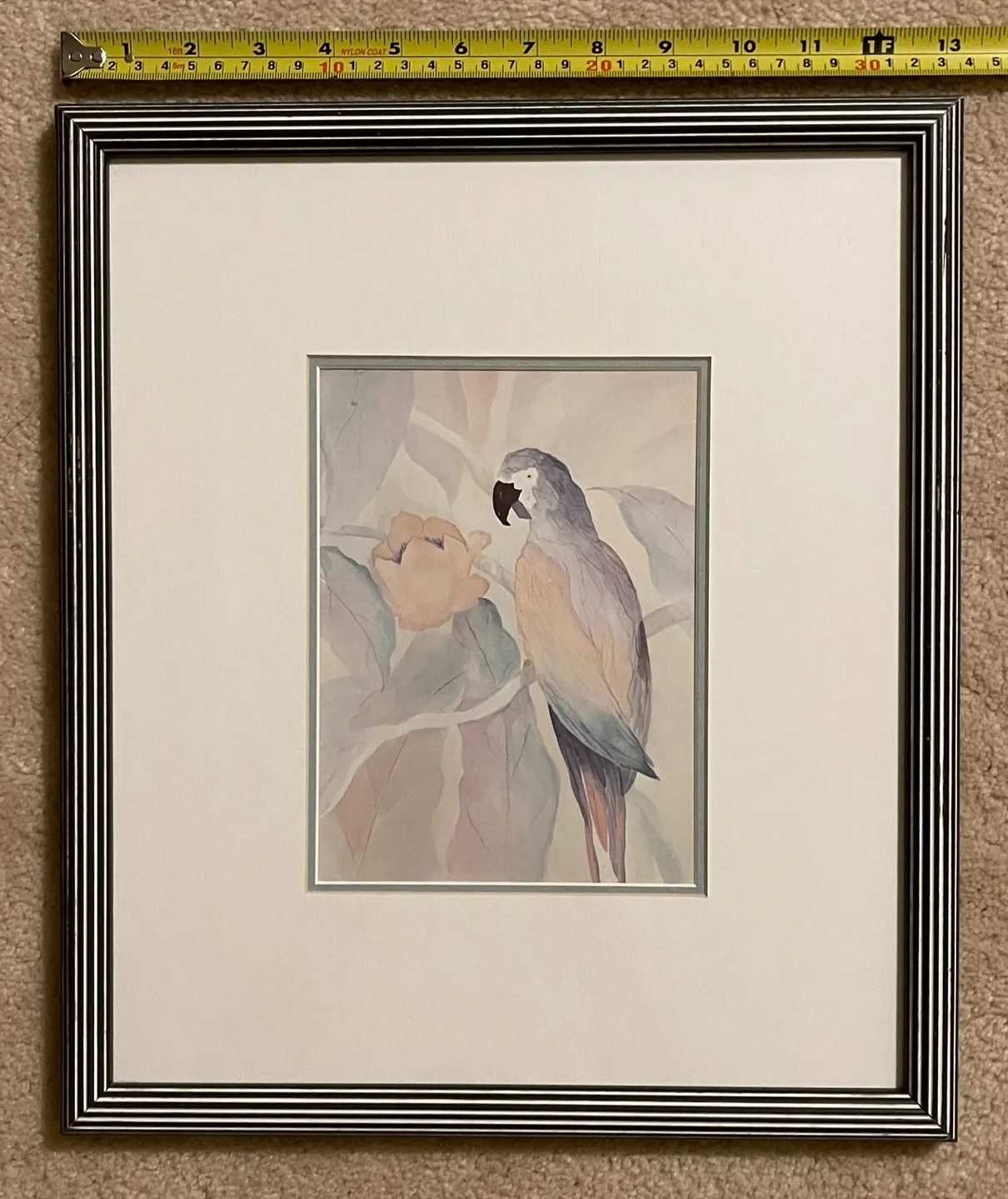 Framed Parrot Watercolor Prints - Set of 2 image indicator(5)