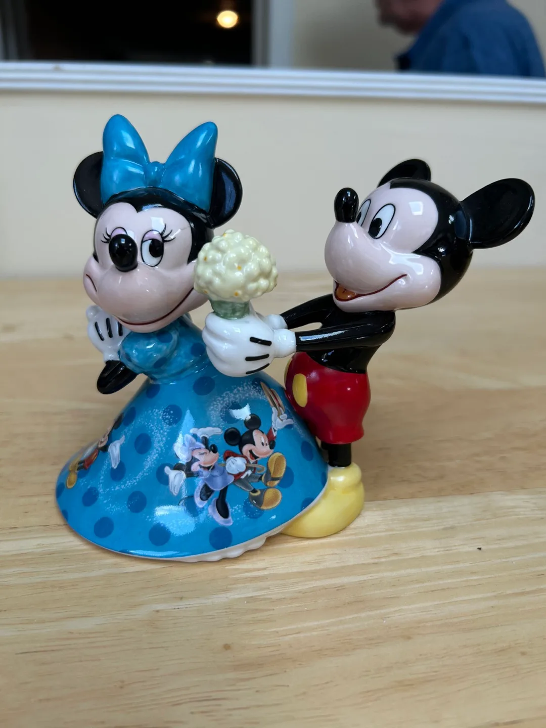 Disney's Once Upon a Kiss Porcelain Bell image indicator(3)