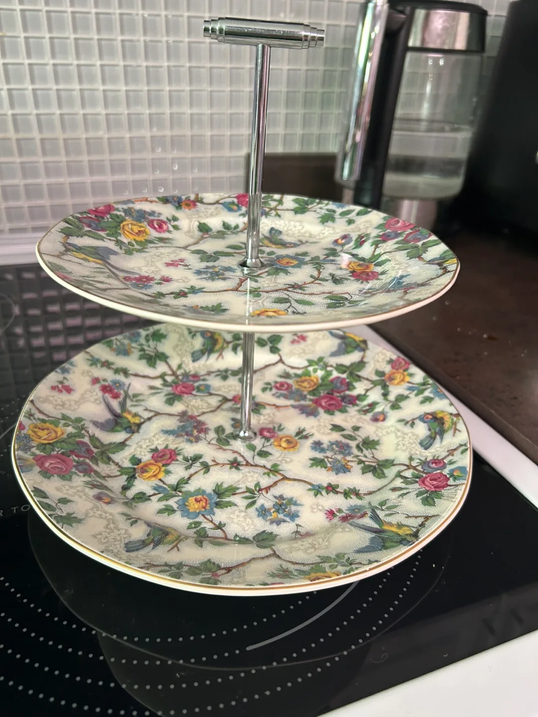 Royal Tudor Barker Bros. England 2-Tier Serving Tray image indicator(2)