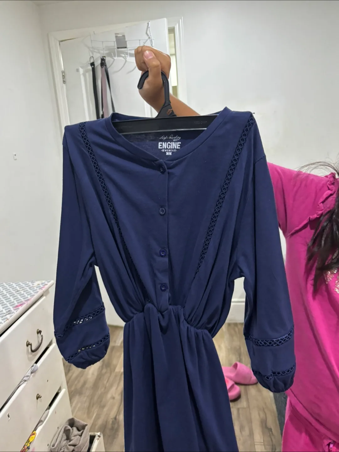 Engine Dress - Navy Blue thumbnail